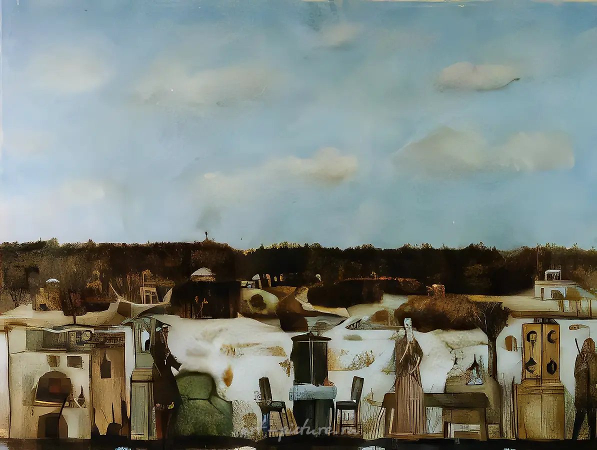 Капитанская дочка, 1987, холст, масло, 60х80. Собственность автора
