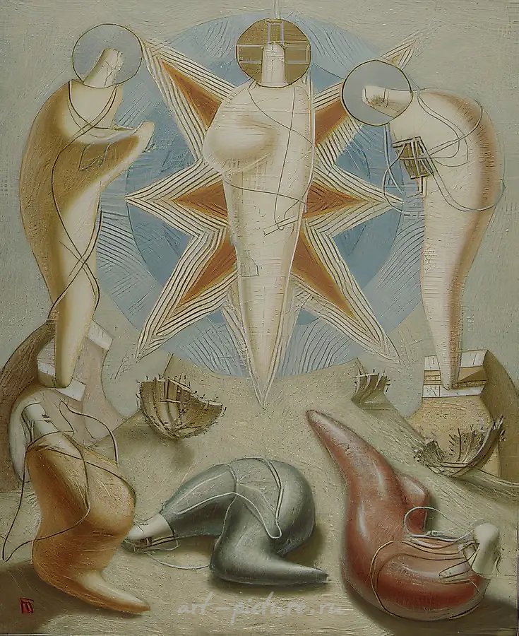 Преображение, 1993, холст, масло, 100х80