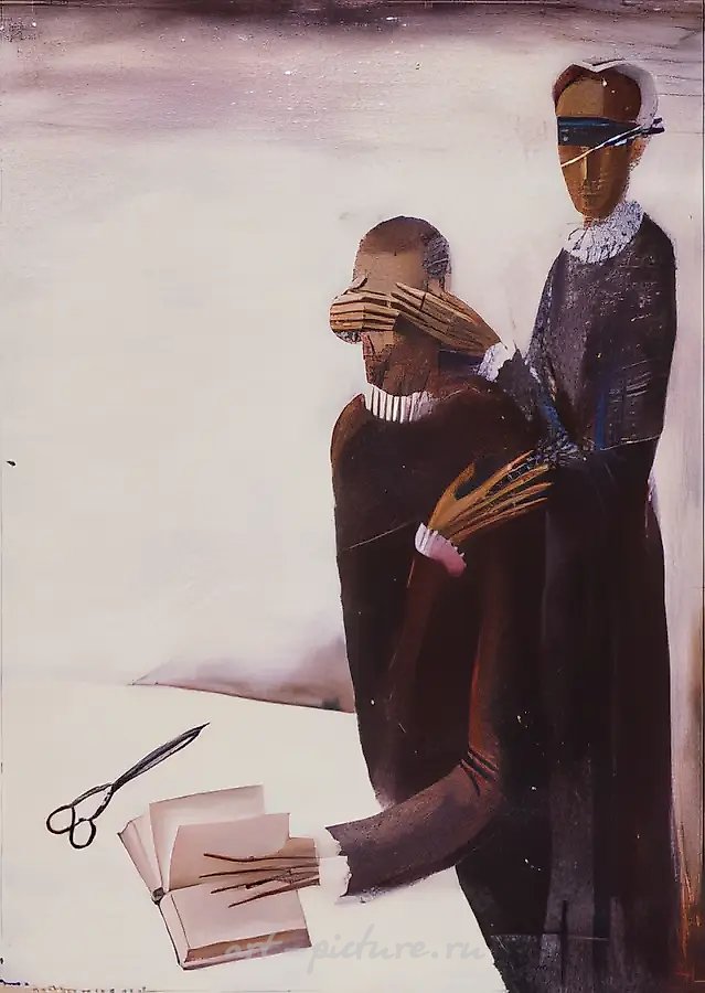 Утро императора, 1992, холст, масло, 120х90. Частная коллекция. Лондон