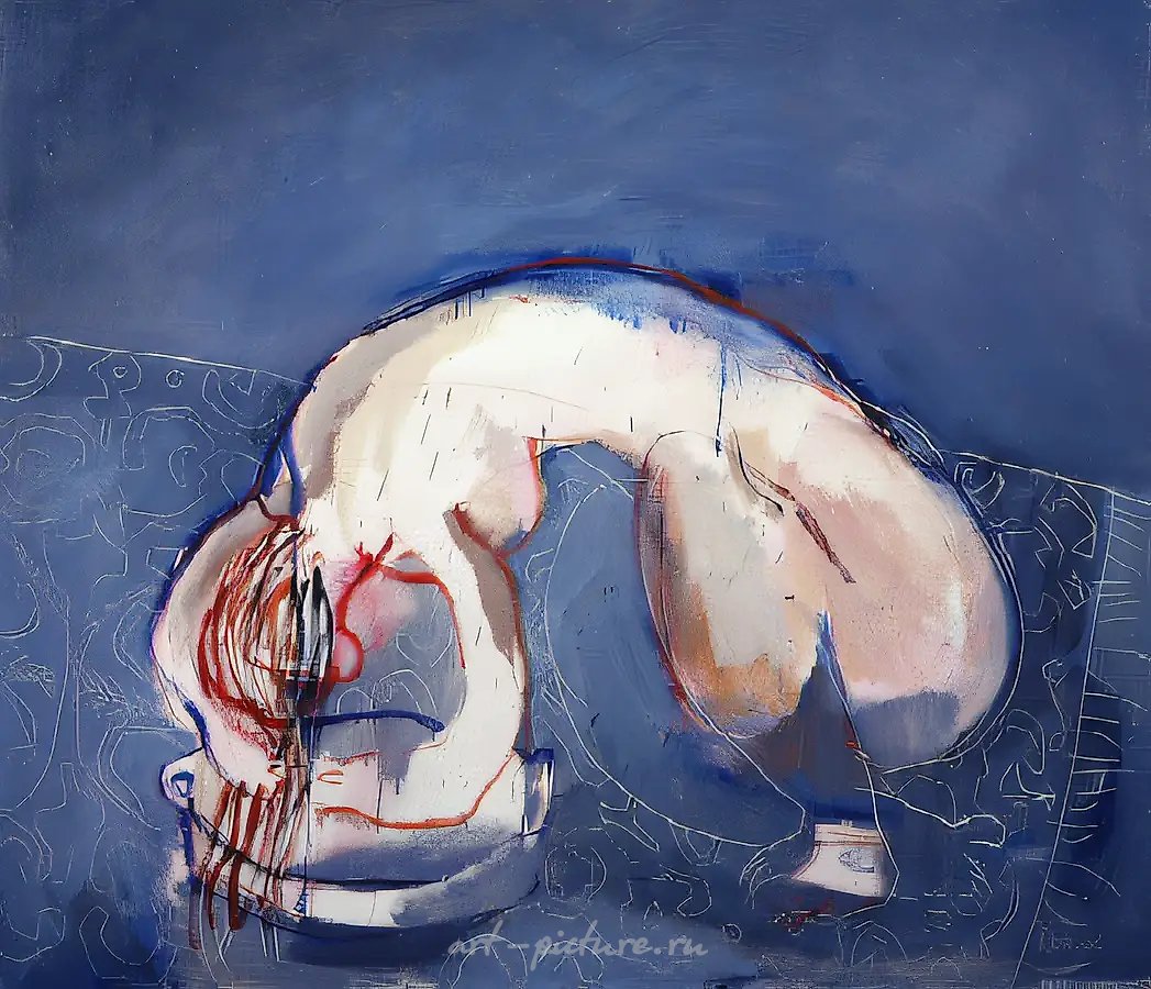 Купание, 1994, холст, масло, 150х170 Собственность автора