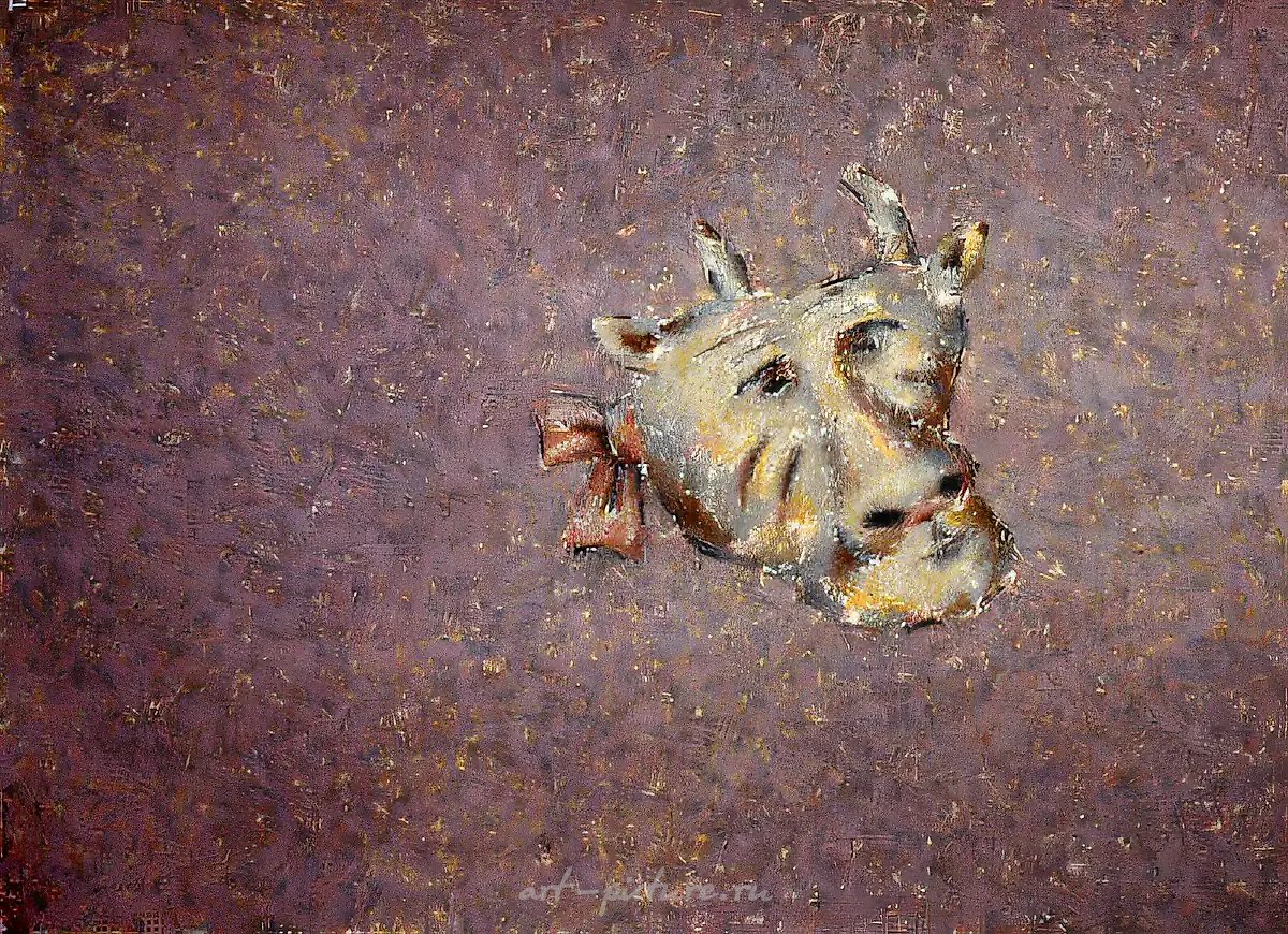 193-145, 1993, клеёнка, масло, 145х193. Собственность автора