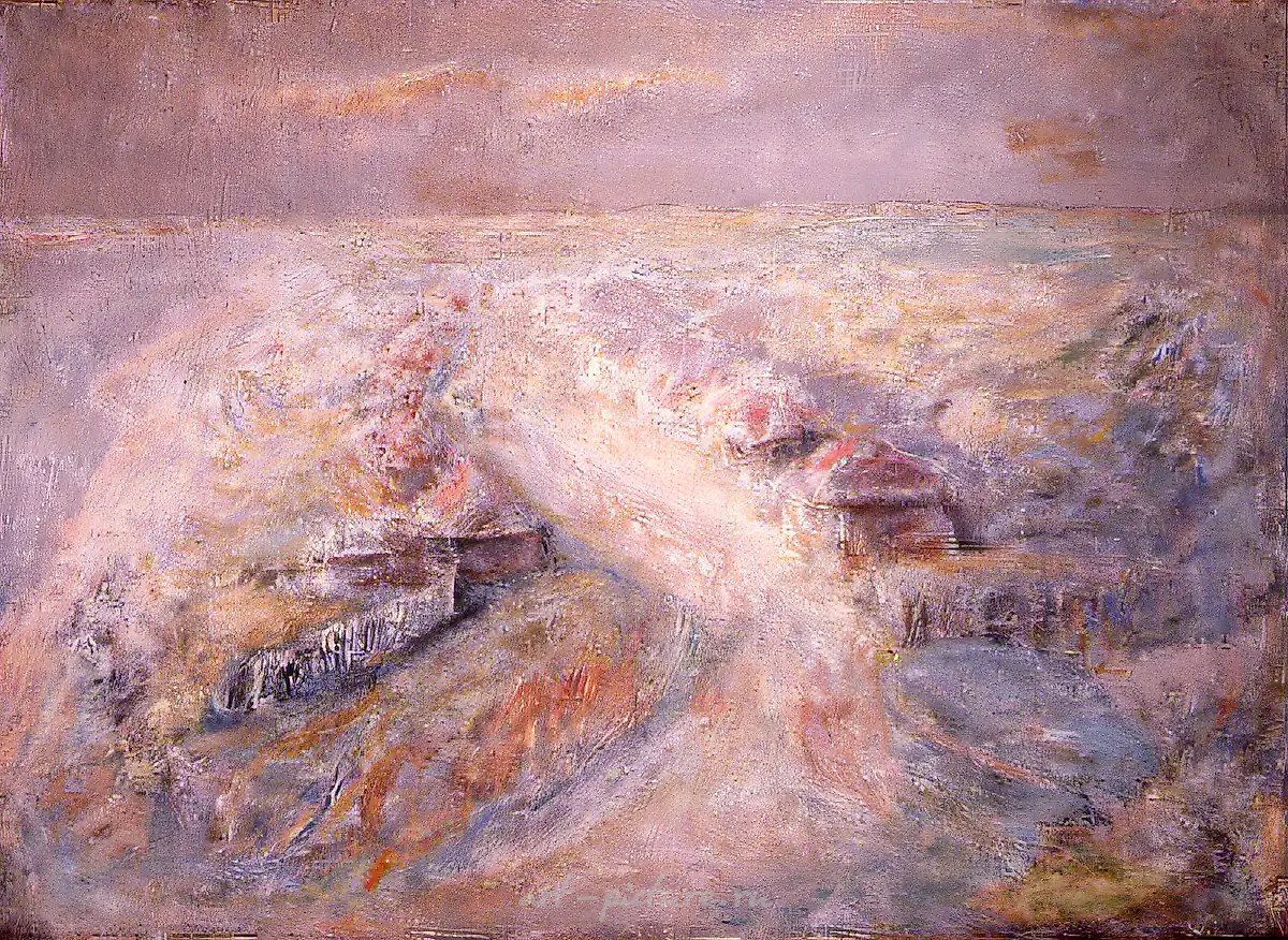 Красная горка, 1973, холст, масло, 110х140 Собственность автора