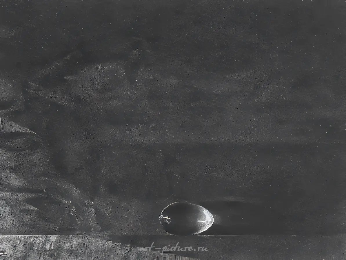 Воспоминание о Гурзуфе, 1992, бумага, тушь, перо, 47х36 Собственность галереи "Арт Модерн". Москва.