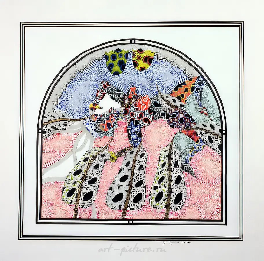 Без названия, 1994, Бумага, картон, тушь, 80х100, $1.000, Собственность автора