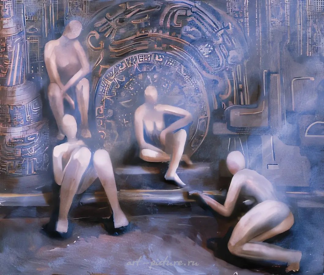 Библейский мотив «Песнь песней», 1990, масло на холсте, 80x100 см. Частная коллекция, Нидерланды