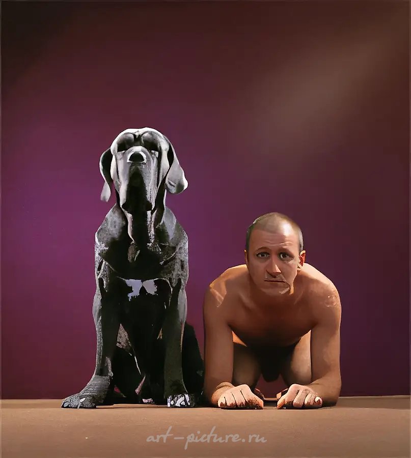 Из серии "Семья будущего", 1997, цветная фотография, 80x78 см Лист 1