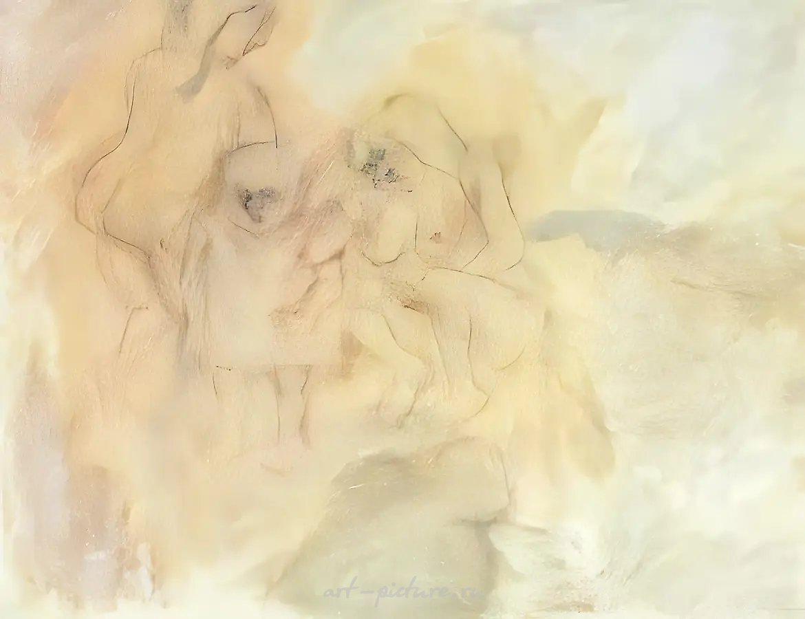 Светлая пастель, 1992, Бумага, пастель, 50х65 см Собственность автора
