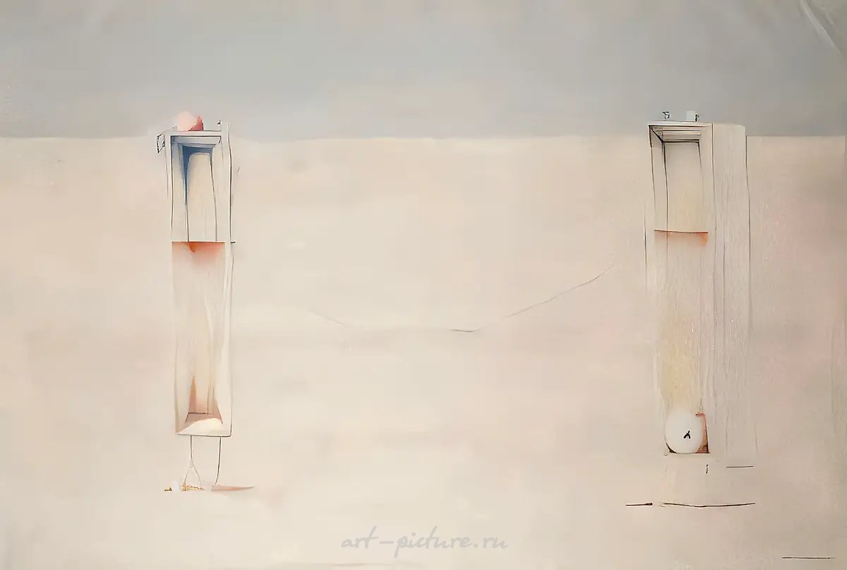 Розовые шкафы, 1987, Холст, масло, 58,5х85 см Собственность автора