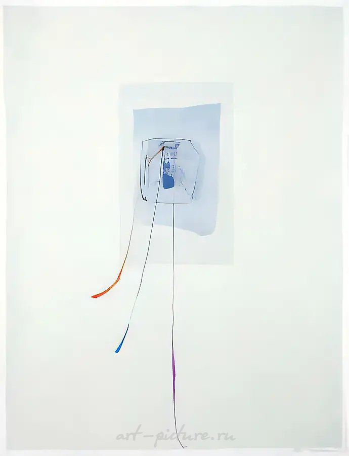 Цветные чернила, 1994, Шелкография, 73х57 см Тираж