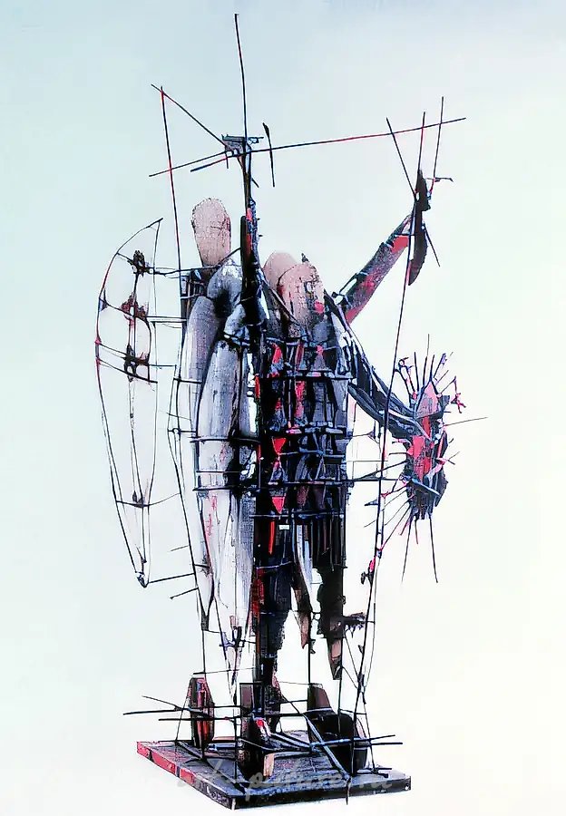 Ангелоиды, 1988, Металл, сварка, 120х80х60 см Галерея "Московская палитра", Москва