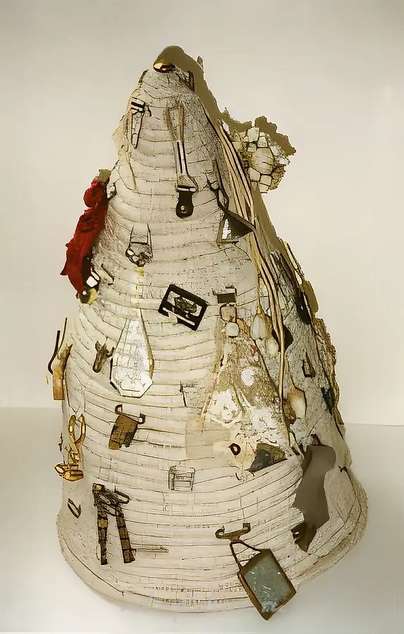 Большая невеста, 1994, Смешанная техника, 40х30 см Собственность автора