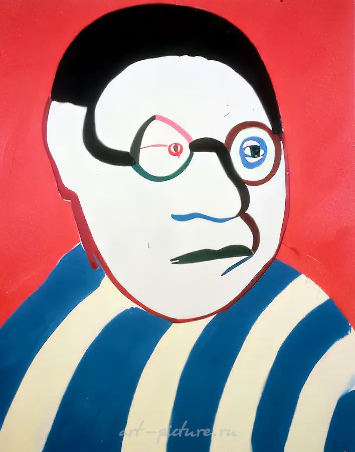 Крупская, 1990, Холст, масло, 190х160 см Собственность автора