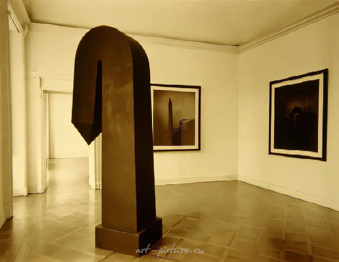 Фрагмент экспозиции выставки "Anatolij Shuravlev". Galleria Giorgio Persano, Турин, Италия, 1992,  ,
