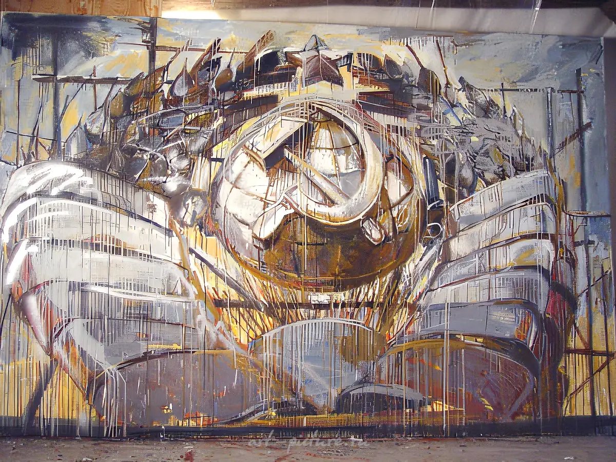 Герб, 2005, живопись, 200х300