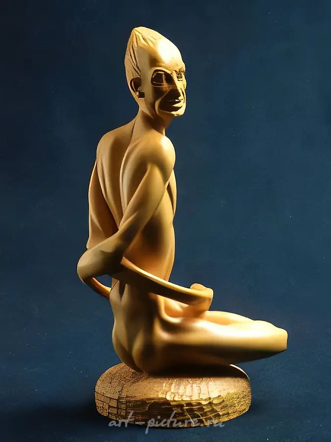 Стирание собственной истории, 1992, самшит, h 15,2