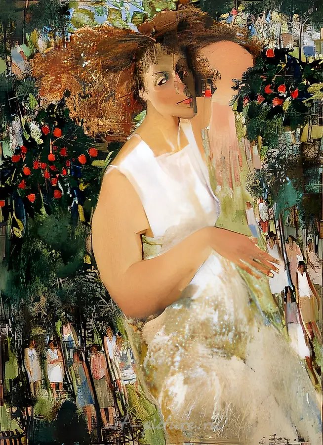 Лето, 1993, холст, масло, 80х110