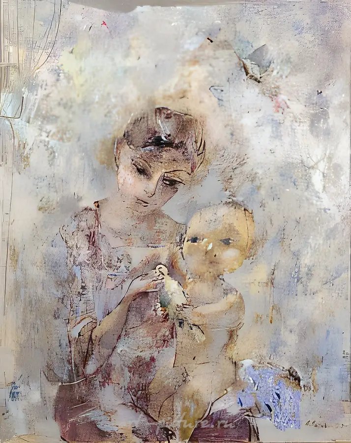 Подражаеие классикам., 1996, холст, масло, 85,5х65, $10.000, Собственность автора