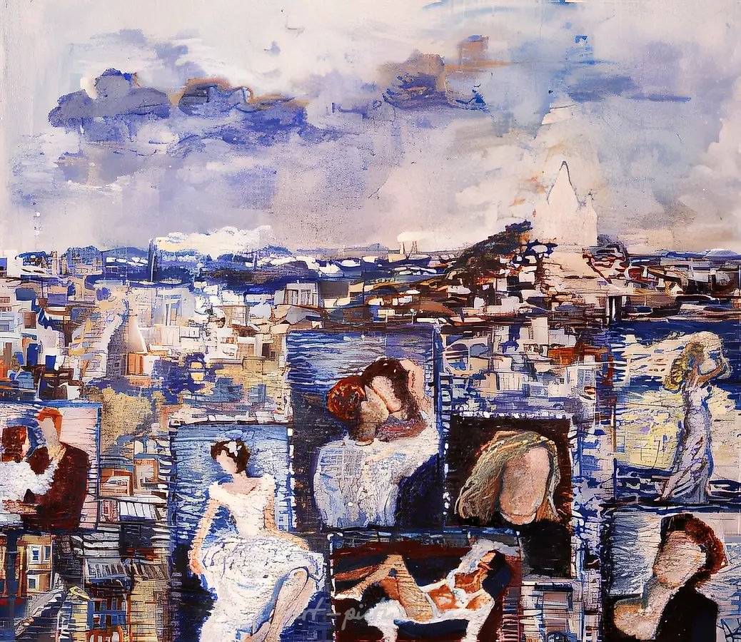 «Autre Monde», 1996, масло на холсте, 80x90