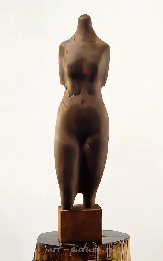 Торс, 1995, дерево, тонирование, 48х12,5х8