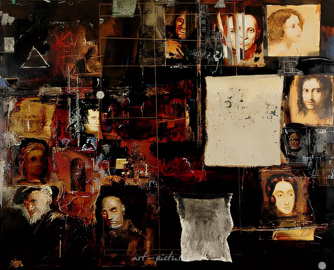 Соглядатай, 1993, холст, масло, акрил, 160х190 Частное собрание США