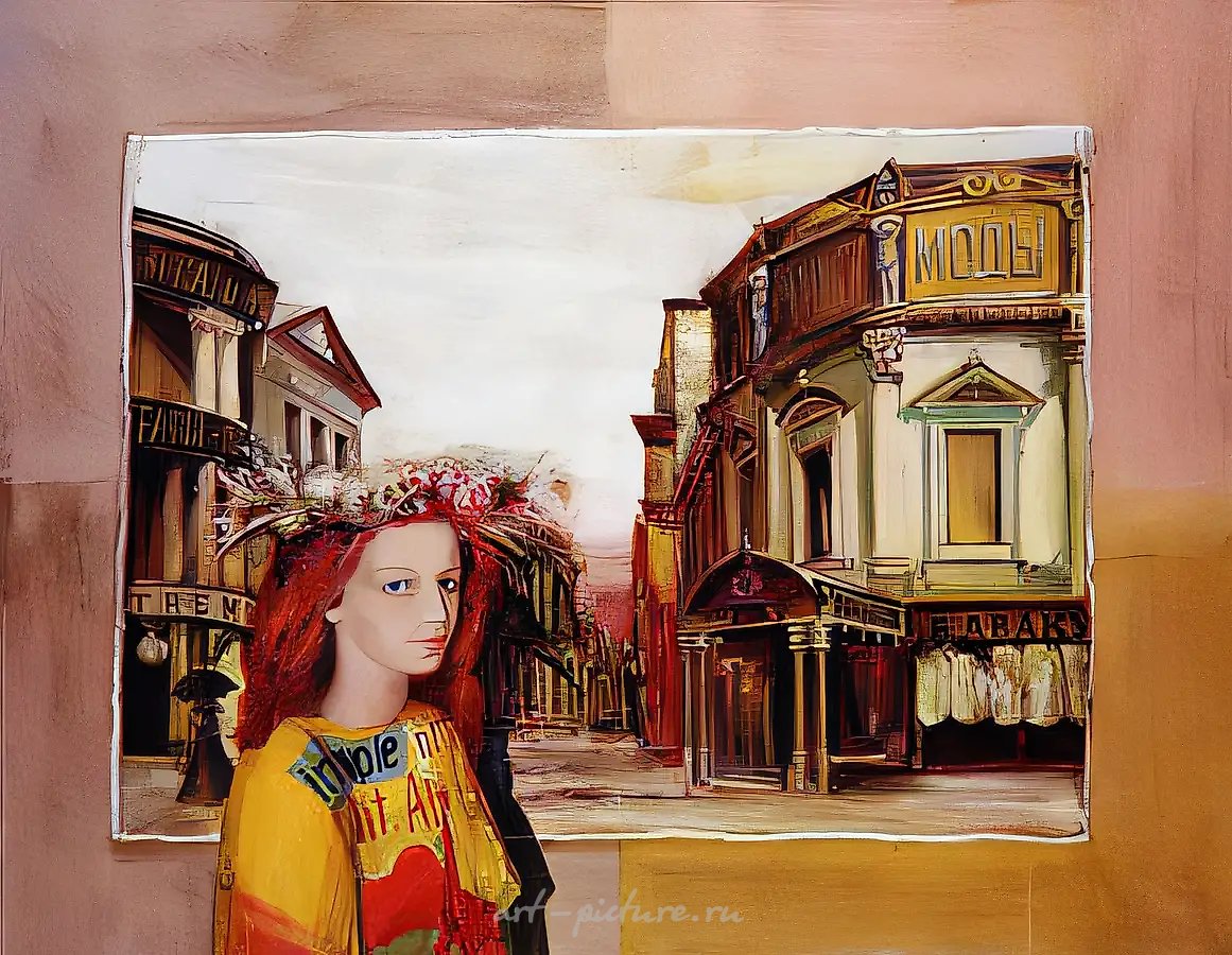 Евгения., 1997, холст, масло, 80х100 Собственность автора.