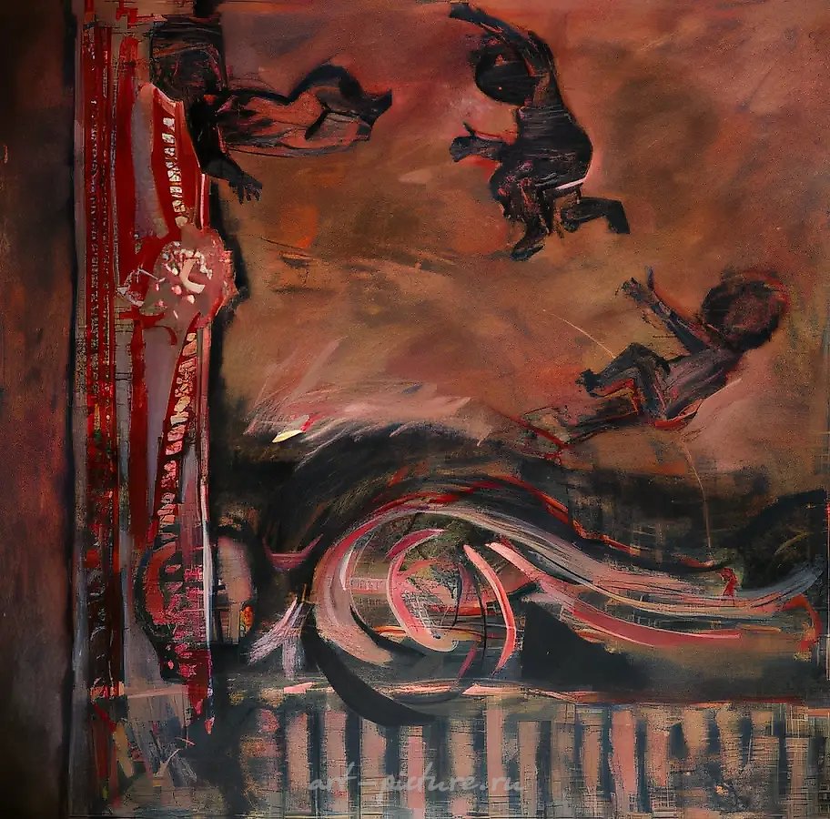 Барокко II, 1992, масло на холсте, 120x120. Собственность автора