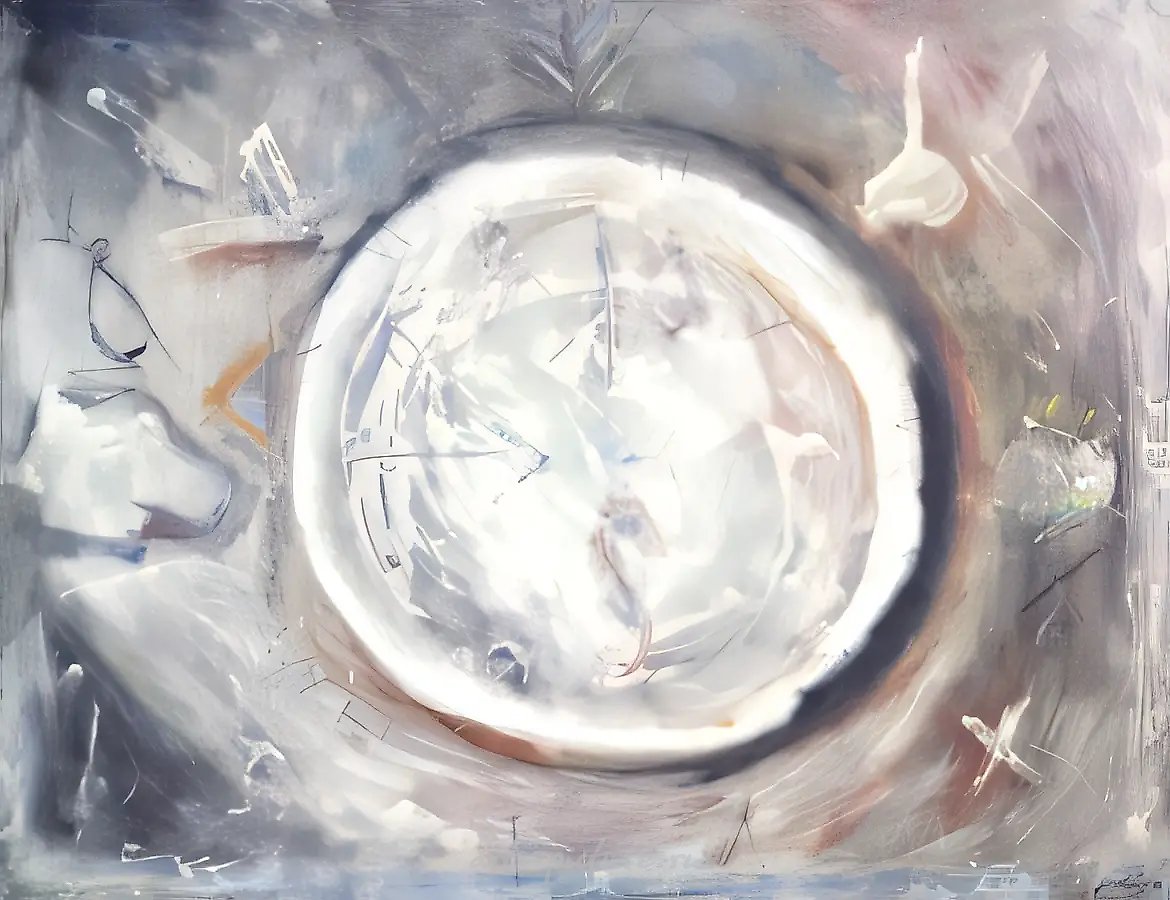 Космогония — II, 1996, масло на холсте, 60x80