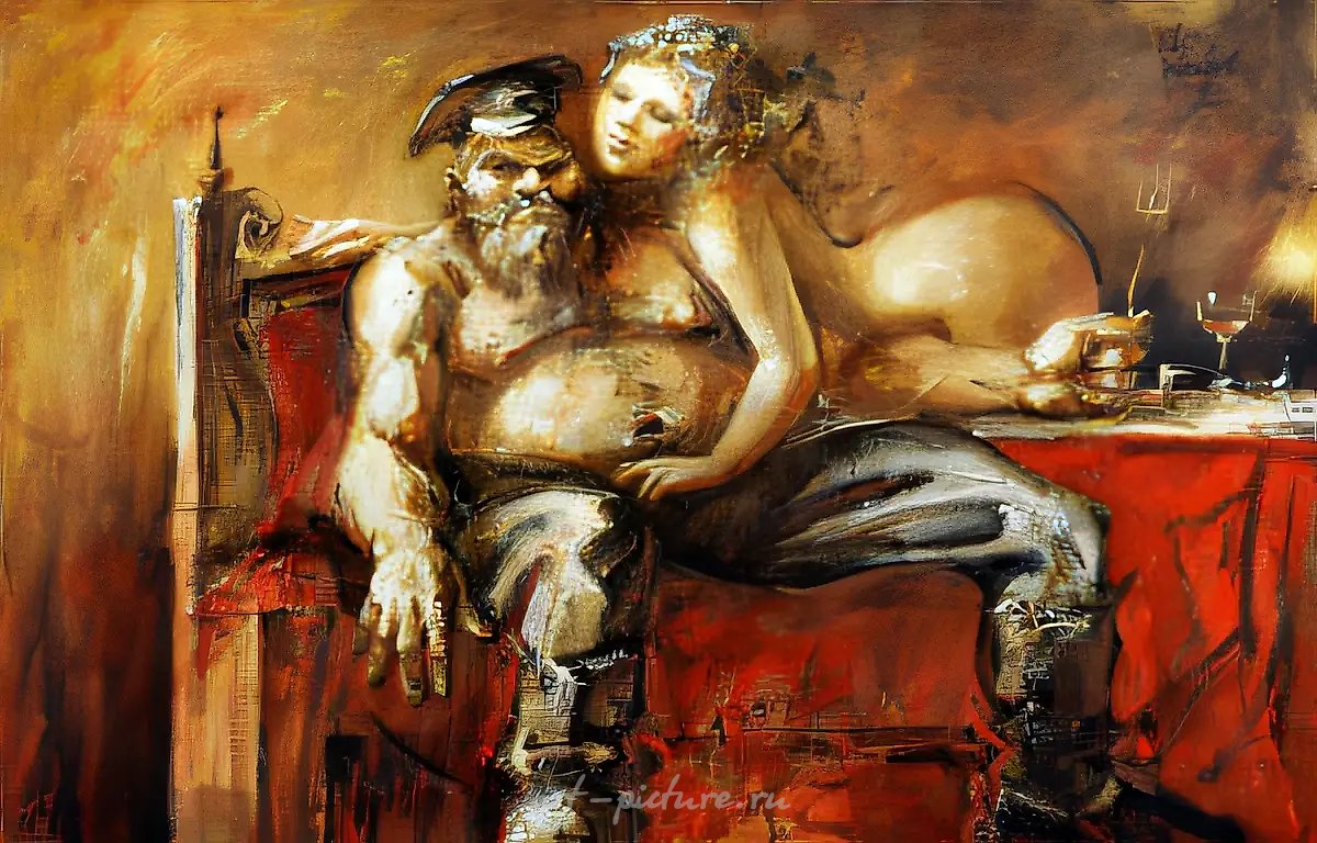 Четвертый Рим, 1992, холст, акрил, масло, 75 х 120 Частная коллекция, США