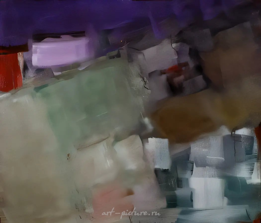Пейзаж, 1996, картон, масло, 69х80 Собственность автора