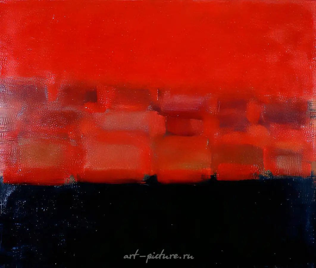 Без названия, 1993, картон, масло, 79х97 Собственность автора