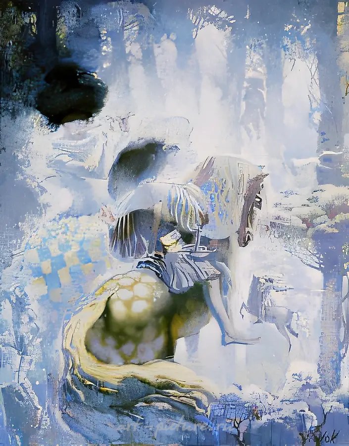 Сонет, 1996, холст, масло, 100x80. Собственность автора