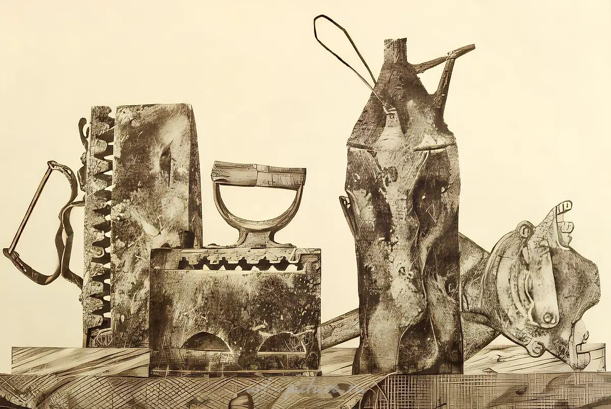 Утюги, 1993, бумага, карандаш, 60x90. Собственность автора, $1500