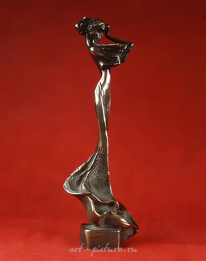 Лотос., 1997,  бронза, высота 35см
