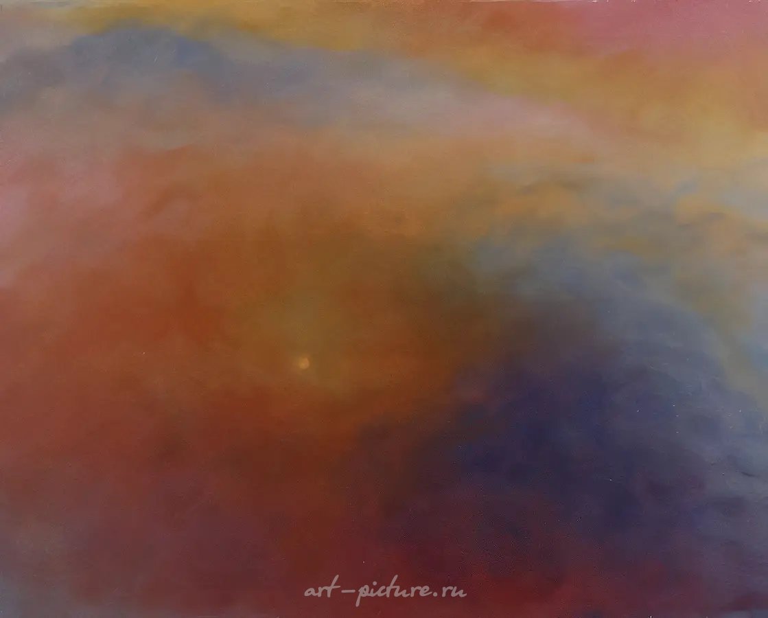Медитация 18, 1996, холст на картоне, акрил, 30x40