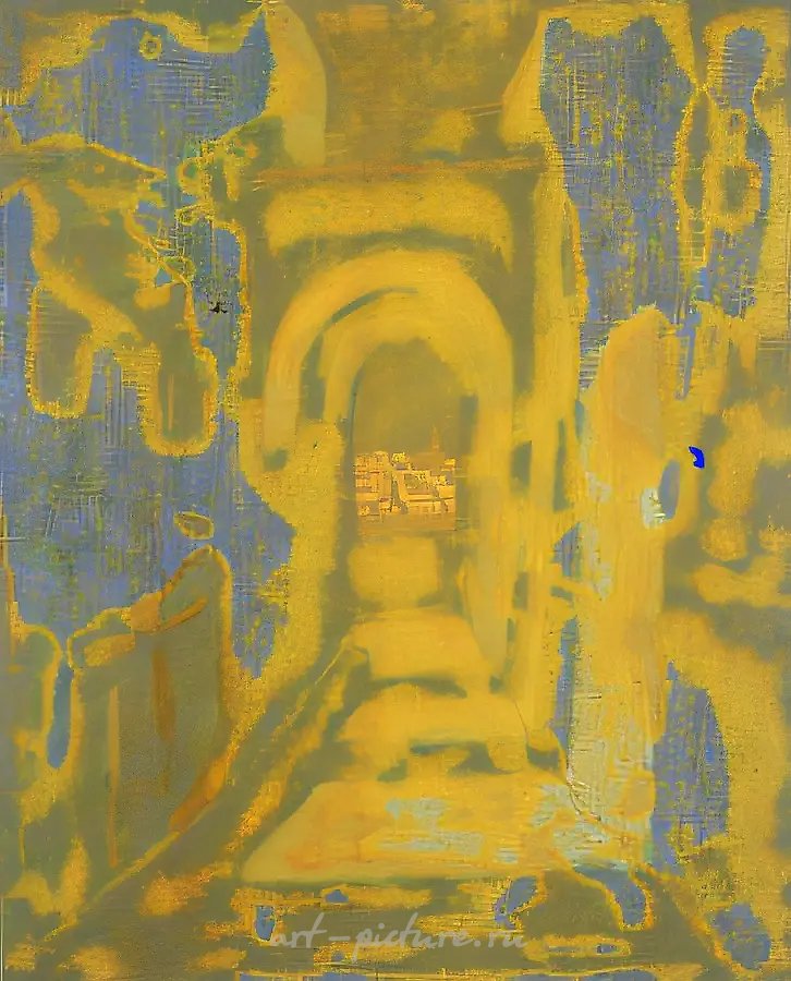 Испанское солнце, 1997, монотипия, 37 х 30