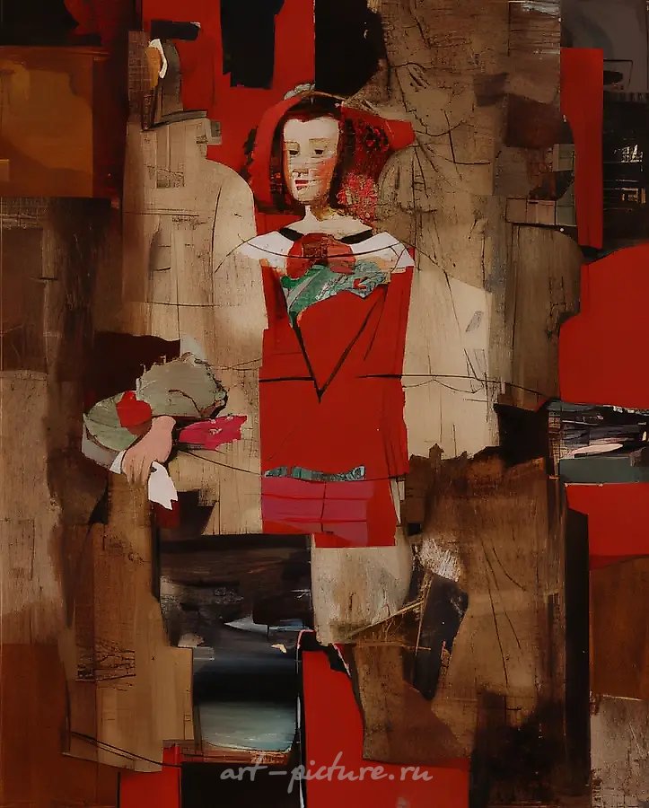Кариатида., 1994, холст, масло, 151 х 120