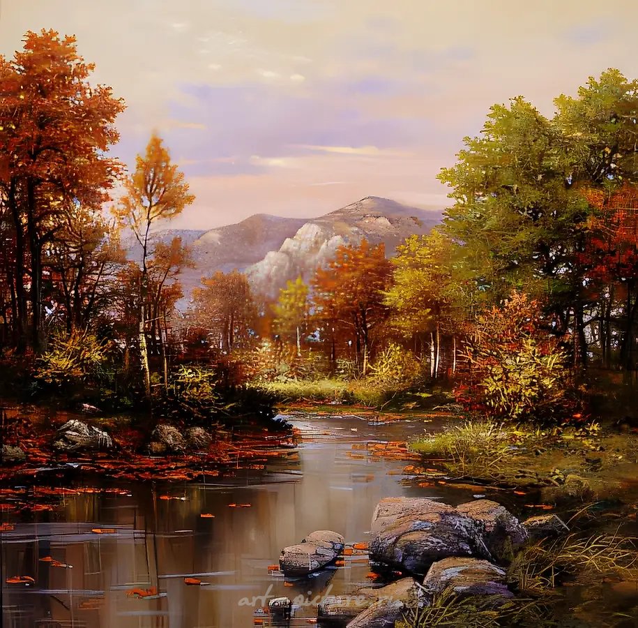 4, 1997, холст, масло, 90x90. Частная коллекция