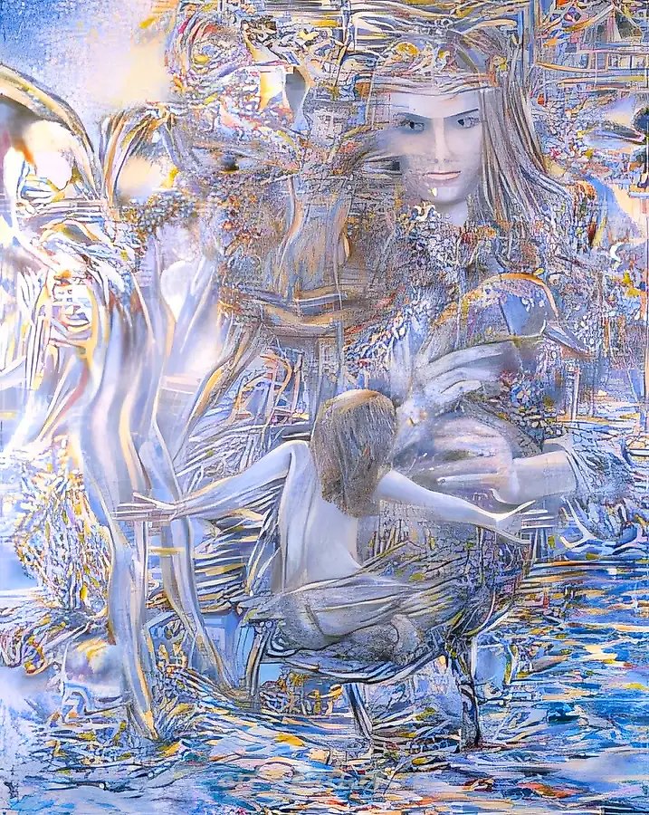 Кто взойдет на небо, 1989, холст, акрил, масло, 150х120 Частное собрание