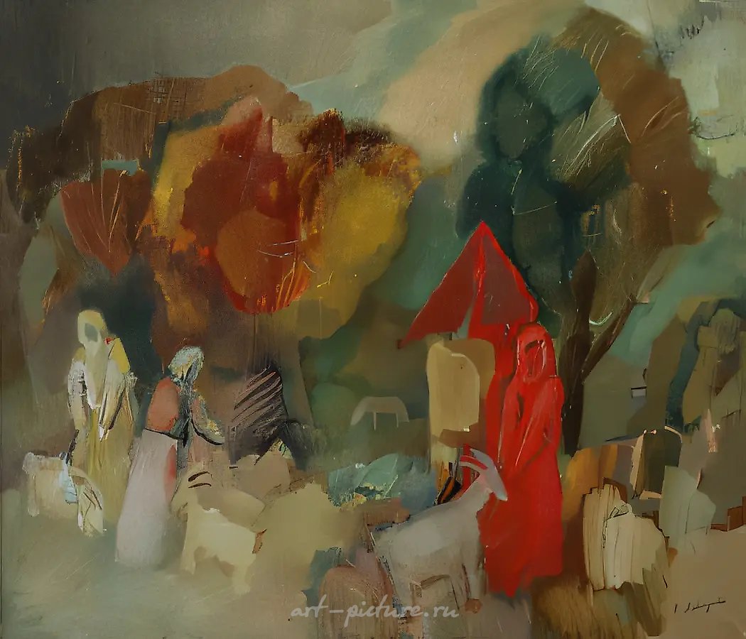 Август, 1996, холст, масло, 84х100