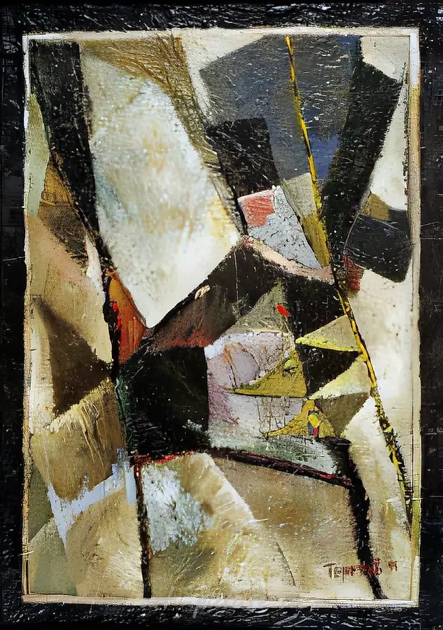 Вечер, 1995, холст, масло, 70x50, $500. Собственность автора