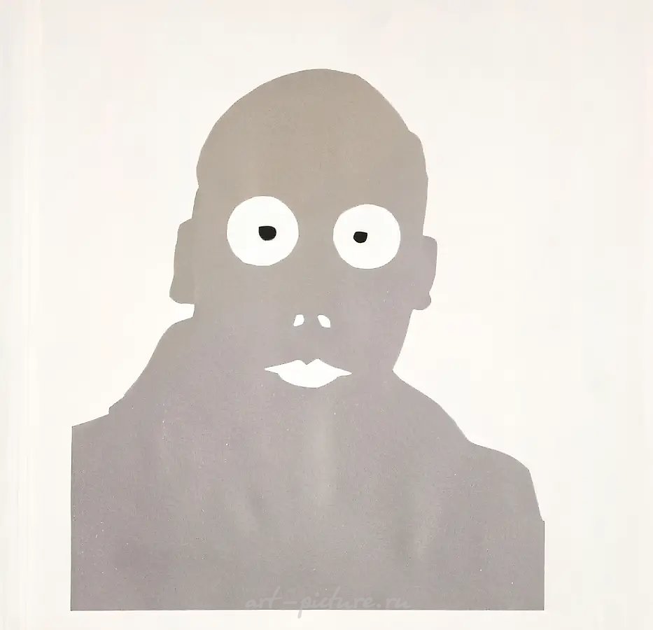 Николай Заболоцкий, 1986, коллаж, бумага, 59x60. East-West Gallery, Лондон