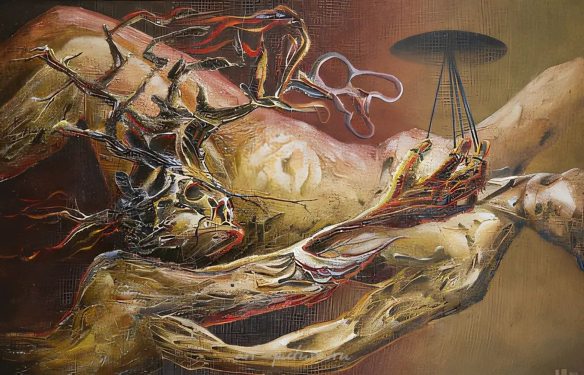 Черная дыра, 1989, холст, масло, 59х90