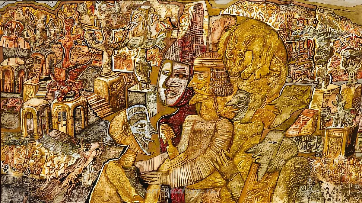 Не сотвори кумира, 1998, бумага, акварель, 52х90