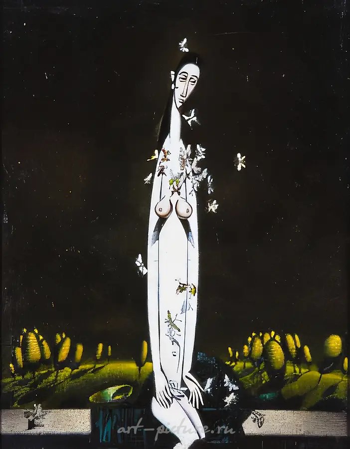 Обнаженная, 1996, холст, масло, 60х40