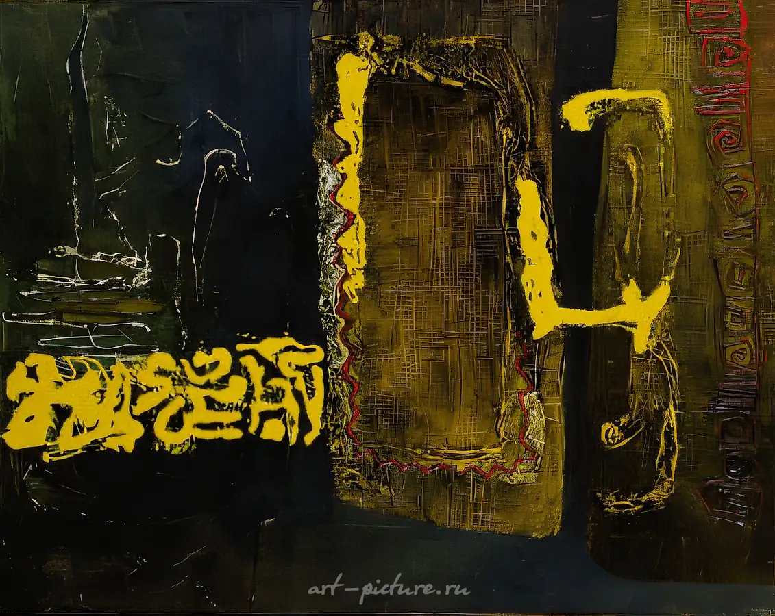 Ночной сказ, 1997, холст, масло, 65 х 90