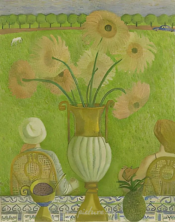 Отдых., 1998, бумага, акварель, 70х50
