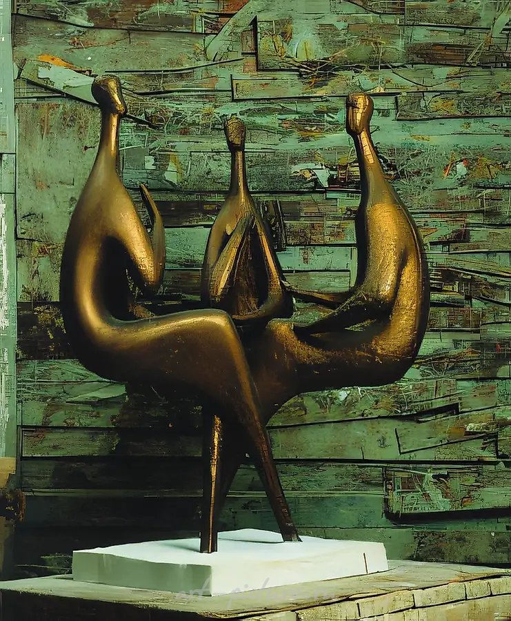 Троица, 1992, бронза, 120x90x80