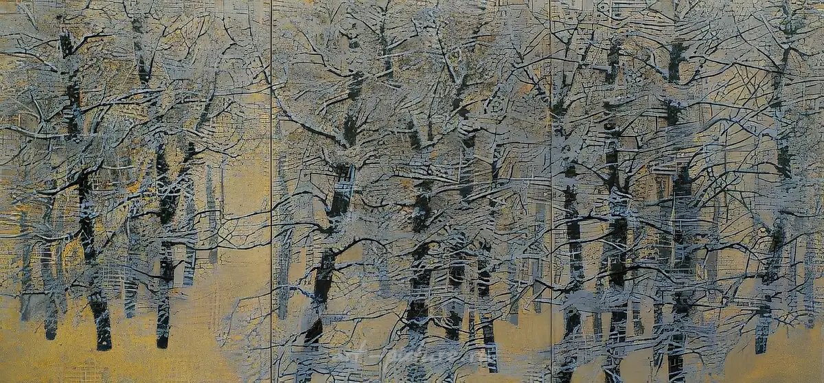 Сумерки, 1996, масло на холсте, 70x150