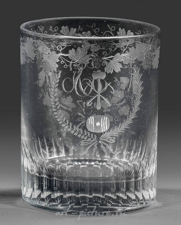 Empire guild beaker with the coat of arms of the coopers (bottlers)