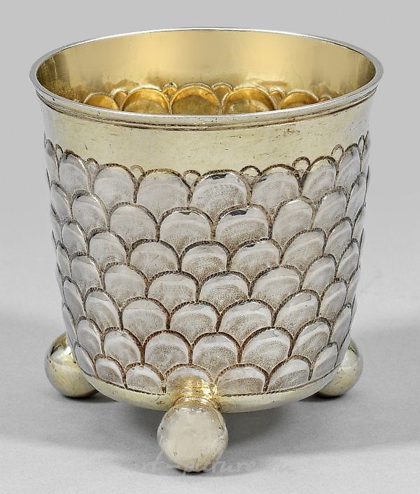 Smaller Baroque Ball Foot Goblet